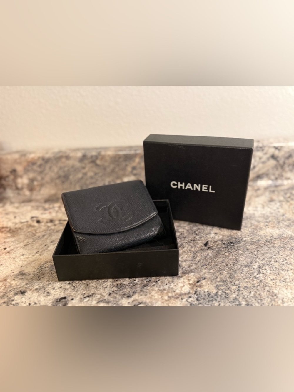 Chanel Compact Wallet IN BOX *authentic*